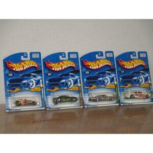 Mattel Hot Wheels Lot of 4 Muscle Tone Deuce Roadster Shoe Box Daytona Charger